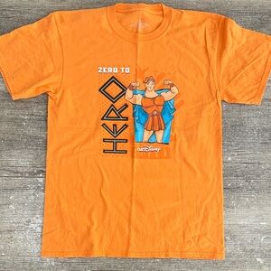 Disney runDisney Hercules bright orange graphic t-shirt